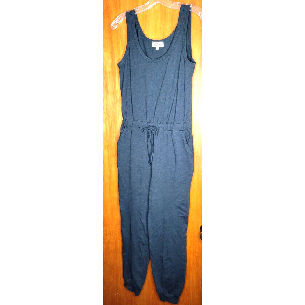 LISTICLE Women’s Sleeveless One‑Piece Pants Romper Green Small Elastic Waist